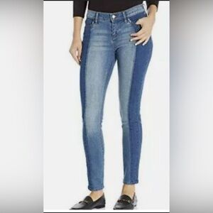 Karl Lagerfeld Two-Tone Blue Skinny Jeans
